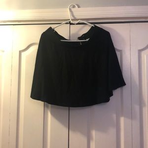 black skater skirt